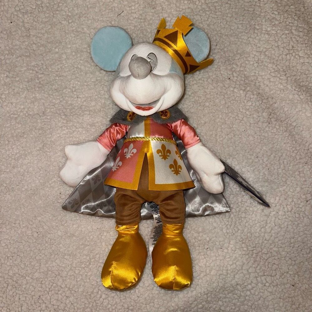 Disney Parks Prince Charming Regal Carousel Mickey Mouse Plush NWT